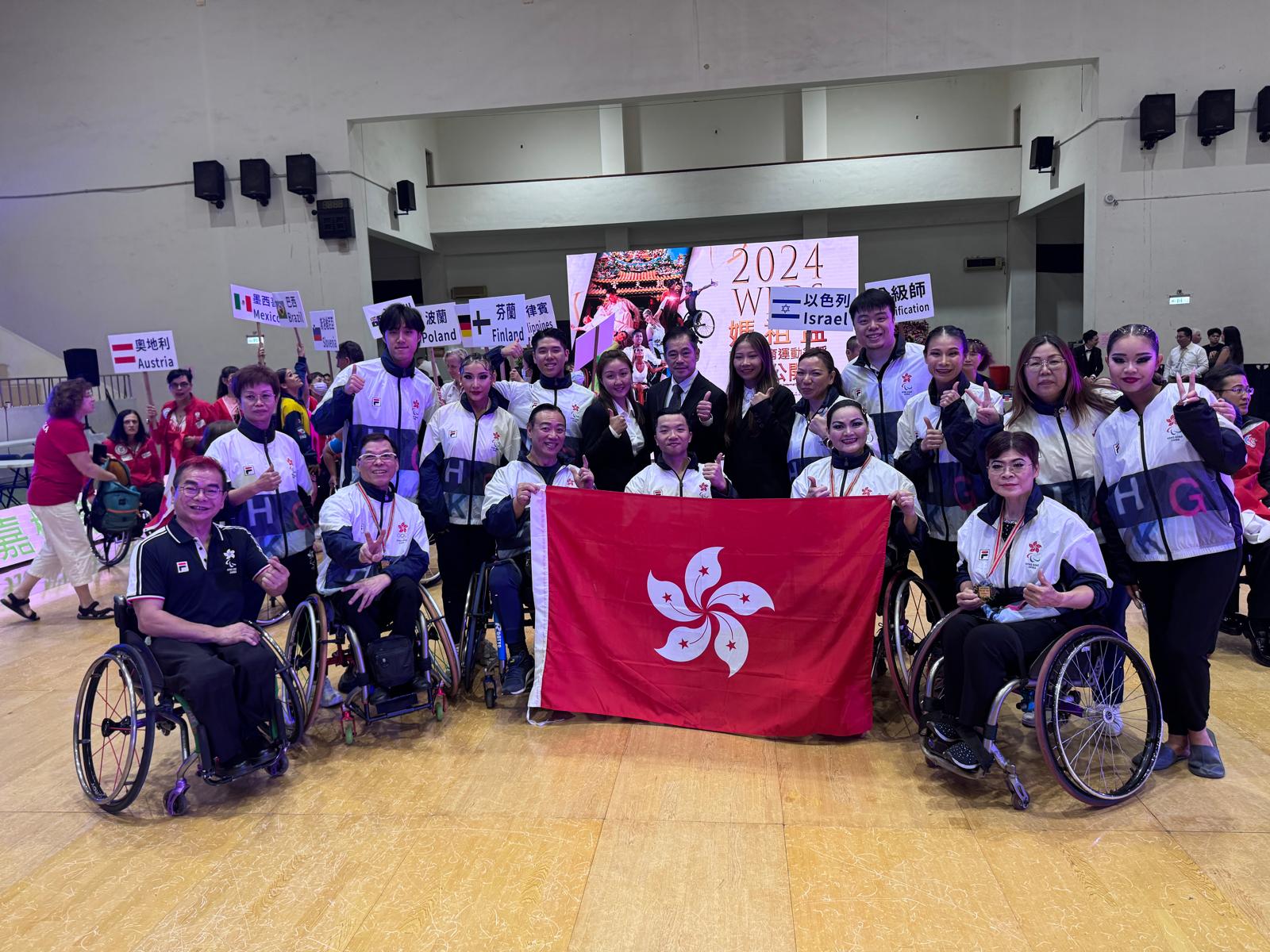【國際賽事】2024 北港媽祖盃 WPDS 輪椅體育運動舞蹈國際公開賽，香港隊成績亮麗獲1金3銀2銅